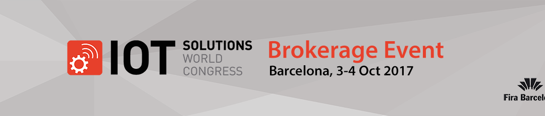 Encuentro empresarial durante el IoT Solutions World Congress. Barcelona, 3-4 de octubre de 2017
