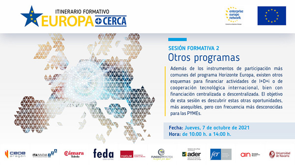 2º Seminario formativo EUROPA+CERCA: Horizonte Europa