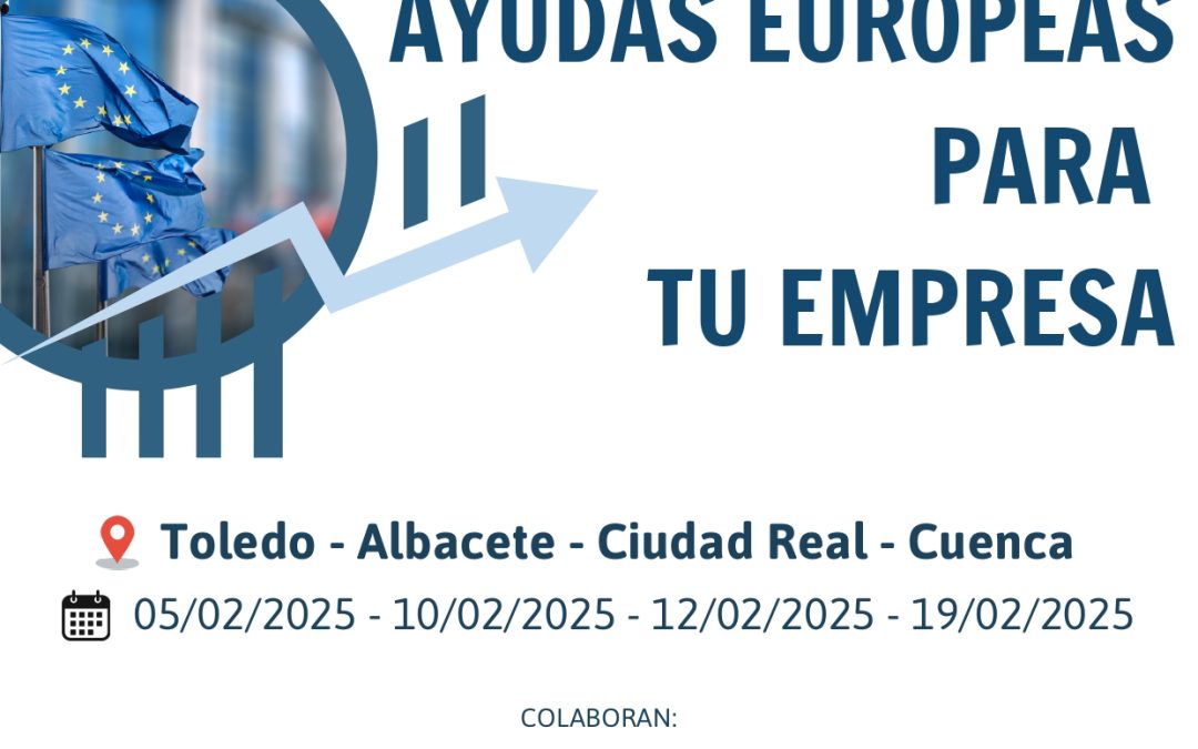 ¿Interesado/a en financiación europea para tu empresa? Reserva el 5 DE FEBRERO